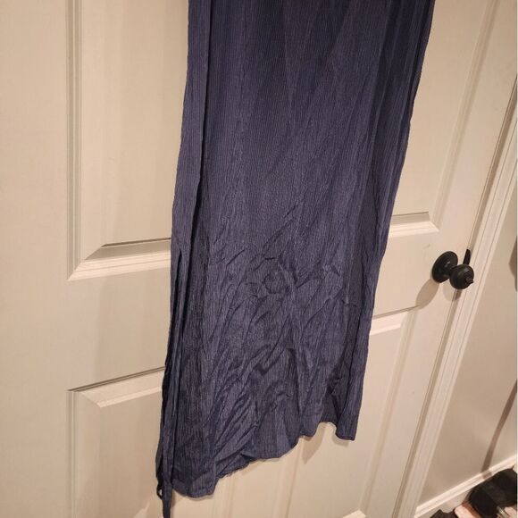 Donna Jessica vintage blue sleeveless maxi dress - Picture 4 of 5